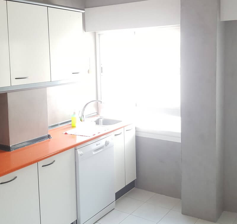 Aplicación de microcemento